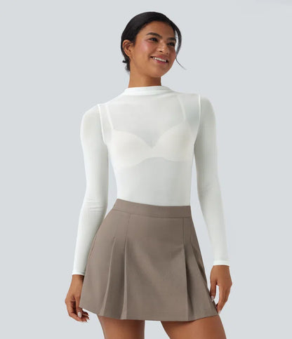 Body Tule Liso Branco – Sofisticação e Versatilidade em uma Peça