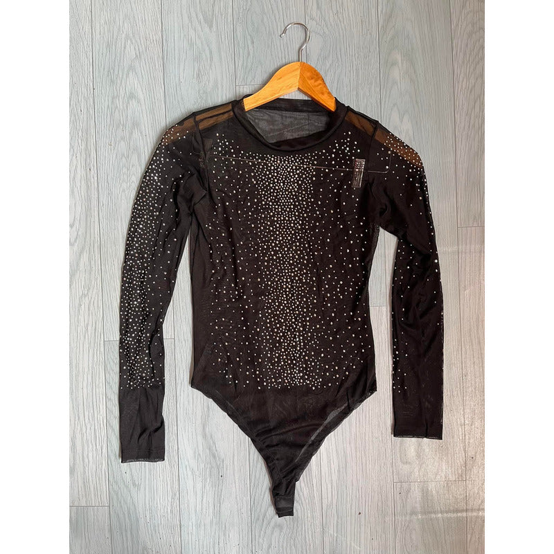 💎 Body Tule com Pedrarias – Elegância e Brilho na Medida Certa