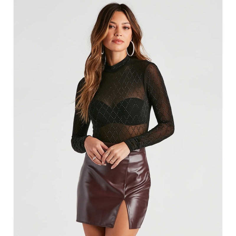 Body Tule com Brilho - Elegância e Destaque em Cada Detalhe