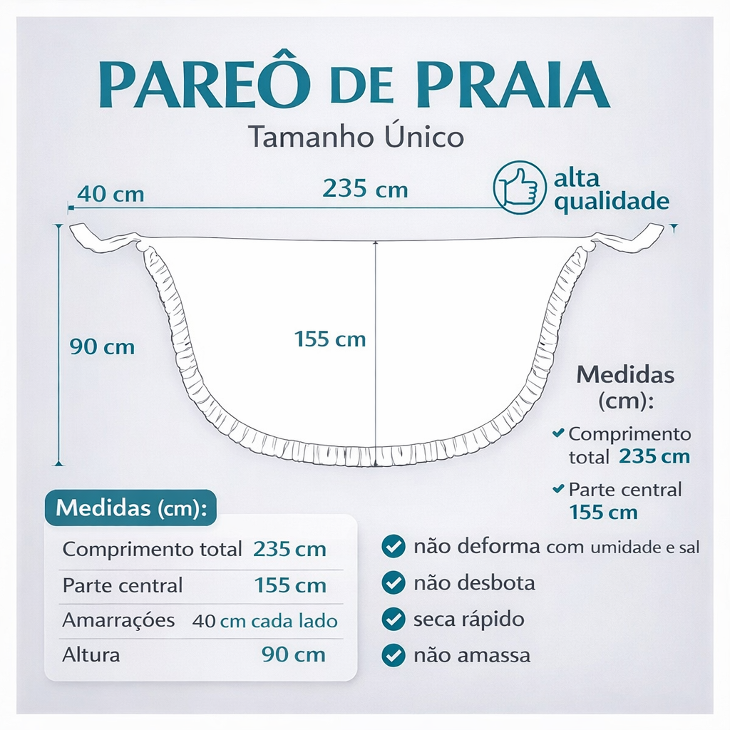 Pareô  — Saída de Praia (Malha)